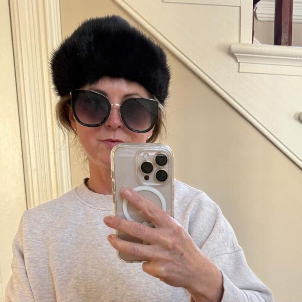 Vintage Mink Hat Black - Picture 2 of 5